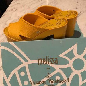 Melissa X Vivienne Westwood Yellow Sandal